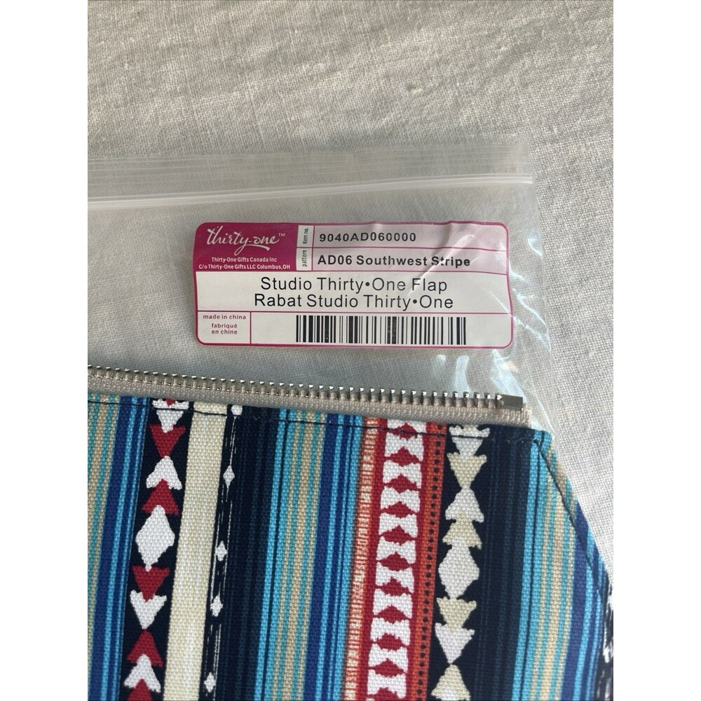 Studio Thirty-One Modern Crossbody: Calypso Coral Pebble w/Interchangable Flaps - Picture 6 of 9